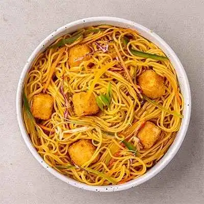 Tofu Nugget Poppers With Chili Garlic Noodles